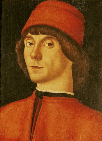 Nuoren miehen muotokuva (öljy kankaalle) tekijältä Italian School