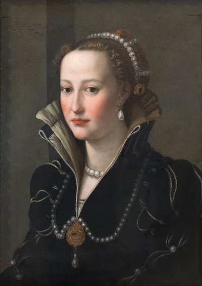 Naisen muotokuva, mahdollisesti Isabella de Medici tekijältä Italian School