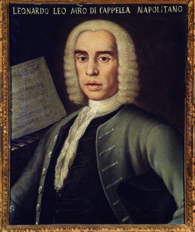 Italialaisen säveltäjän Leo Leonardon (1694-1744) muotokuva tekijältä Italian School