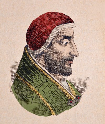 Paavi Alexandre IV:n muotokuva (Aleksanteri tai Alessandro) (1254-1261) tekijältä Italian School