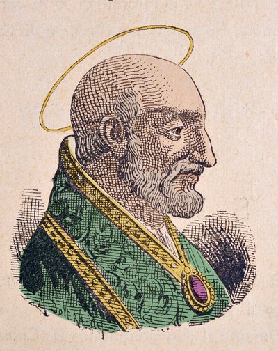 Paavi Caiuksen muotokuva (Caio tai Gaius) (293-296) tekijältä Italian School