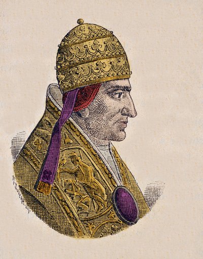 Paavi Klemens II:n muotokuva (Clemente tai Clemens) (1046-1047) tekijältä Italian School