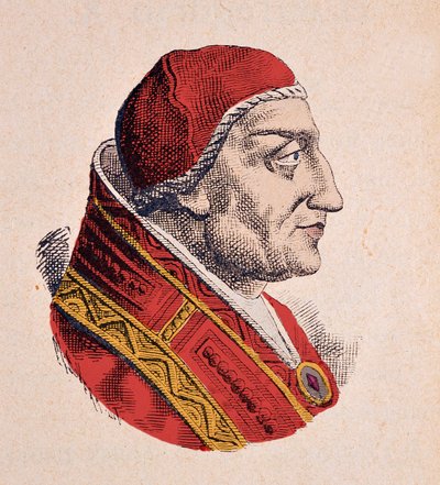 Paavi Klemens IV muotokuva tekijältä Italian School