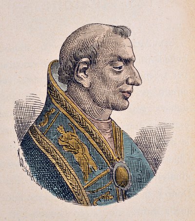 Paavi Donuksen muotokuva (676-678) tekijältä Italian School