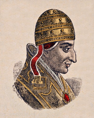 Paavi Johannes XIV:n muotokuva (Giovanni, Ioannes) (983-984) tekijältä Italian School