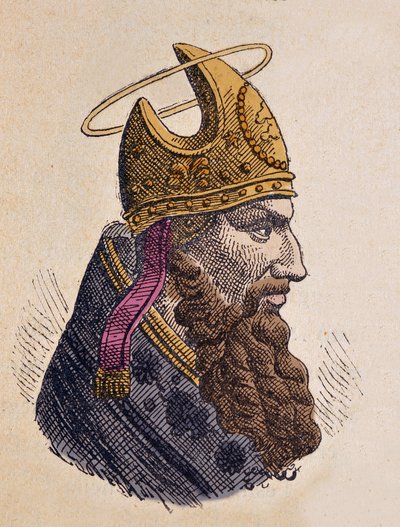 Paavi Marcin muotokuva (Mark tai Marcus tai Marco) (335-336) tekijältä Italian School
