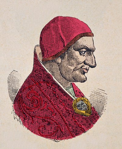 Paavi Sabinianin muotokuva (604-606) tekijältä Italian School