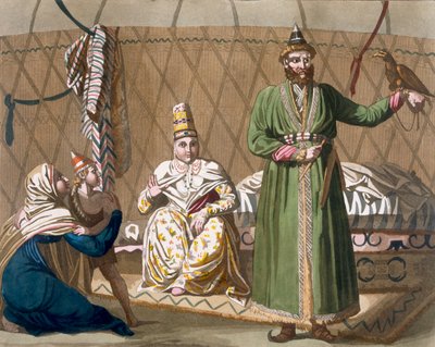 Kirgisian prinssi ja valtionpäämies, noin 1820-30-luvut tekijältä Italian School