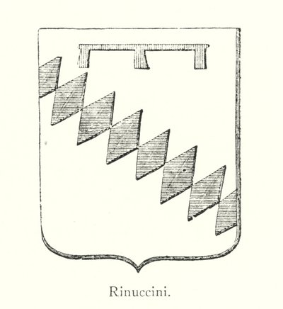 Rinuccini (kaiverrus) tekijältä Italian School
