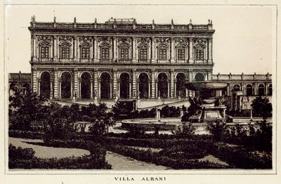 Rooma: Villa Albani (litho) tekijältä Italian School