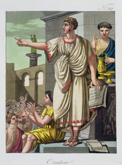 Roman Orator, LAntica Romasta, 1825 tekijältä Italian School