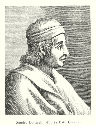 Sandro Botticelli, Batt Cecchin mukaan (kaiverrus) tekijältä Italian School