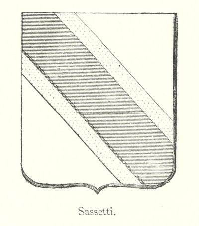 Sassetti (kaiverrus) tekijältä Italian School