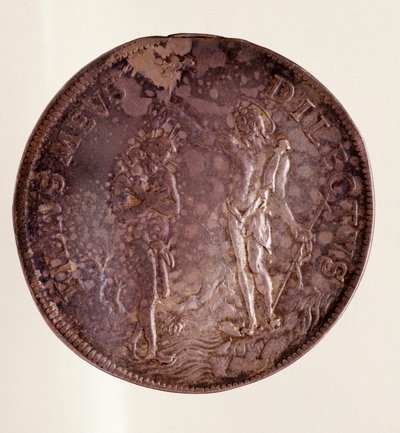 Hopeinen piastra Firenzestä, Medicin Cosimo III:n hallituskausi (1642-1723) tekijältä Italian School