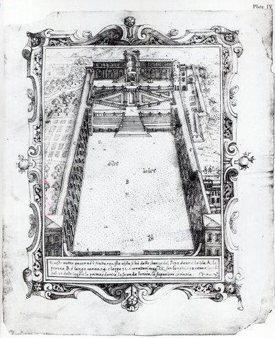 Belvederen tuomioistuin Vatikaanissa Roomassa, 1581 tekijältä Italian School