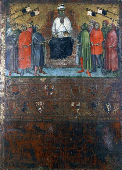 Hallitus palauttaa kaupunkien tarkastukset, 1385 tekijältä Italian School
