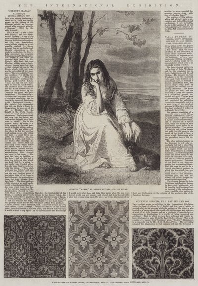 Kansainvälinen näyttely (kaiverrus) tekijältä Italian School