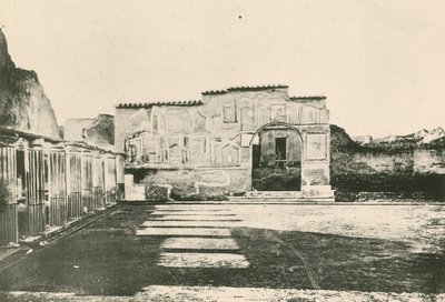 Stabian Baths - Stukkojen piha sellaisena kuin se on (syväpaino) tekijältä Italian School