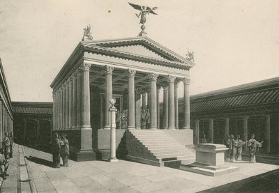 Apollon temppeli sellaisena kuin se oli (syväpaino) tekijältä Italian School