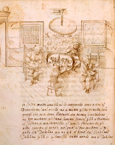 Muinainen astioiden valmistus, i, 1589 tekijältä Italian School