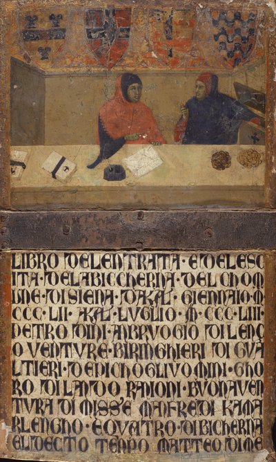 Kamariherra ja kirjailija toimistossaan (maalaus puulle) tekijältä Italian School