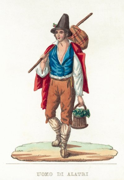 Man of Alatri (värinen kaiverrus) tekijältä Italian School