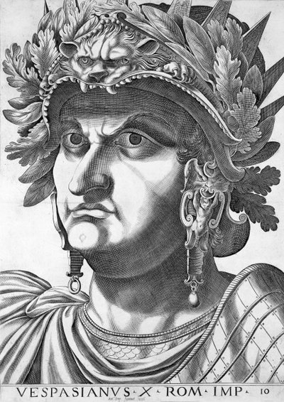 Vespasianus (9-79 jKr.), 1596 tekijältä Italian School