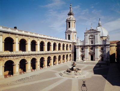 Näkymä julkisivusta, rakennettu 1570-87 tekijältä Italian School