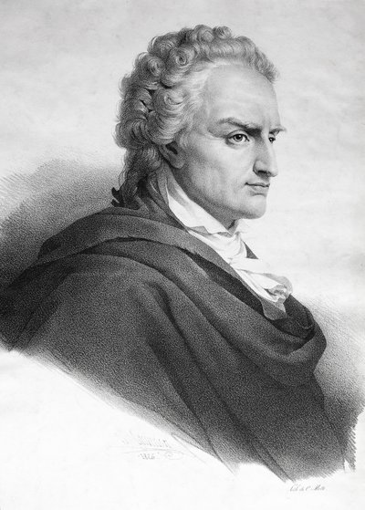 Vittorio Alfieri, italialainen näytelmäkirjailija ja runoilija (kaiverrus) tekijältä Italian School