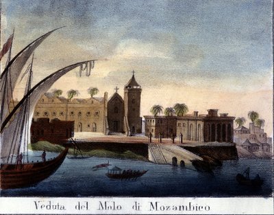 Laituri Mosambikissa, entisessä Portugalin maakunnassa. tekijältä Italian School
