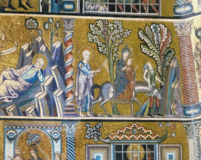 Pako Egyptiin (mosaiikki) tekijältä Italian school