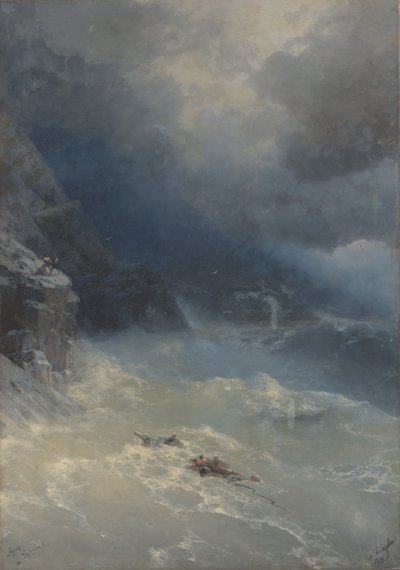 Myrsky Cape Ayassa tekijältä Ivan Aivazovsky
