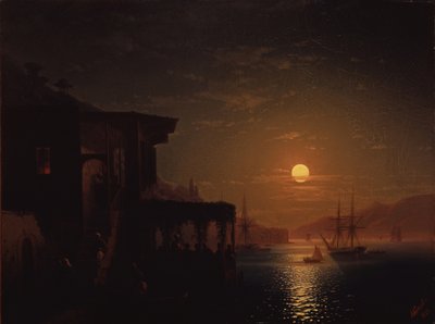 Konstantinopoli illalla, 1882 tekijältä Ivan Konstantinovich Aivazovsky