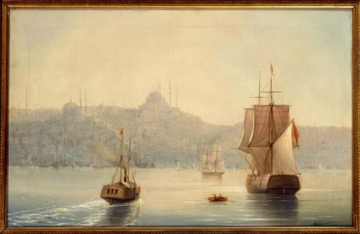 Konstantinopel, Hafen / Gemälde von I.K.Aiwasowski tekijältä Ivan Konstantinovich Aivazovsky