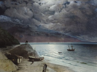 Yö Gurzufissa, 1891 tekijältä Ivan Konstantinovich Aivazovsky