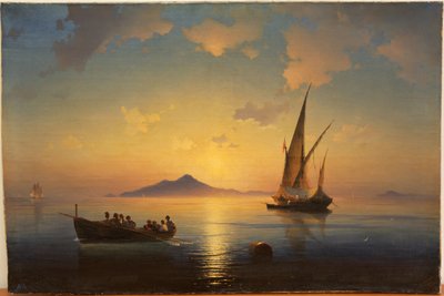 Aivazovsky, Ivan Konstantinovich (1817-1900) Napolinlahti tekijältä Ivan Konstantinovich Aivazovsky