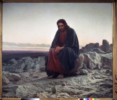 Kristus erämaassa tekijältä Ivan Nikolaevich Kramskoy
