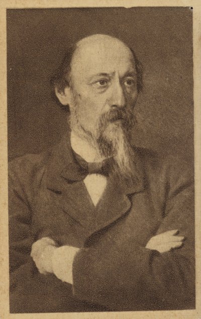 Nikolai Nekrasov, venäläinen runoilija tekijältä Ivan Nikolaevich Kramskoy