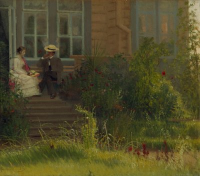 Taiteilijat Dacha Siverskajassa, 1883 tekijältä Ivan Nikolaevich Kramskoy
