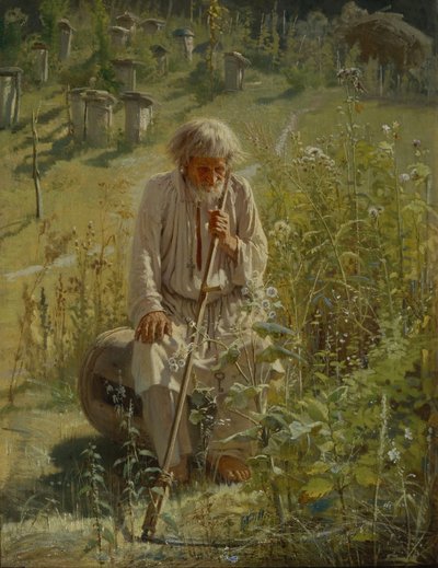 Mehiläishoitaja, 1872 tekijältä Ivan Nikolaevich Kramskoy