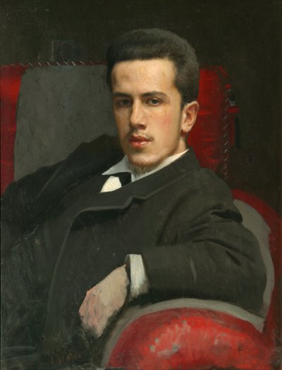 Muotokuva Anatoli Kramskoysta, taiteilijapojasta, 1882 tekijältä Ivan Nikolaevich Kramskoy