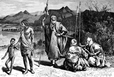 Tibbus-ryhmä, Pohjois-Afrikka, 1895. tekijältä Ivan Pranishnikoff