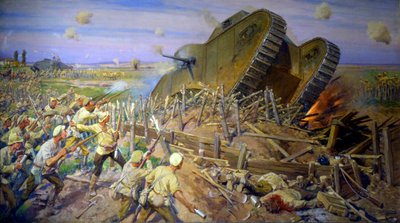 "Panssarin vangitseminen Kahovkan lähellä", 1927. tekijältä Ivan Vladimirov