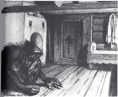 Talot, 1934 tekijältä Ivan Yakovlevich Bilibin