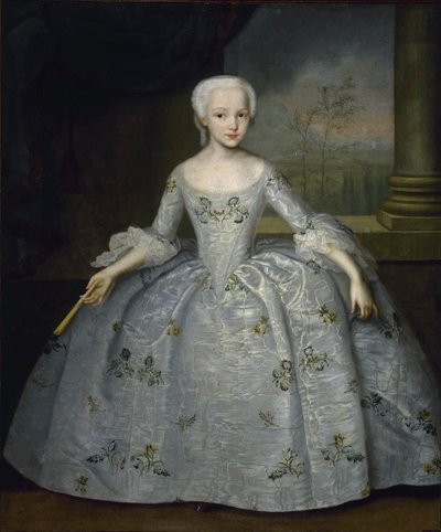 Sarah Eleanore von Fermorin muotokuva, n. 1750 tekijältä Ivan Yakovlevich Vishnyakov