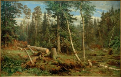 I.I.Schischkin, Holzschlag tekijältä Ivan Ivanovich Shishkin