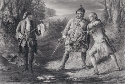 Kuvitus Rob Roylle (kaiverrus) tekijältä J.B. (after) MacDonald