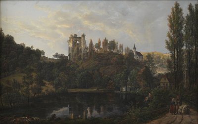 Linnan raunio Tharandtissa tekijältä Johan Christian Dahl