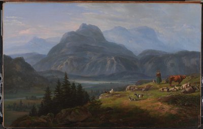 Etsch-laakso lähellä Roveredoa tekijältä Johan Christian Dahl