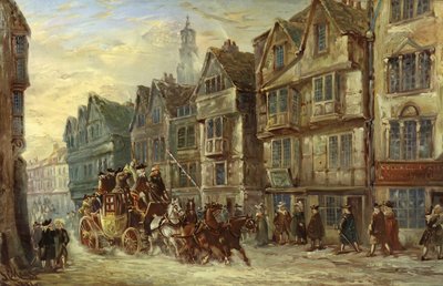 Wych Street, Strand, Lontoo, Days of Hogarth tekijältä J.C. Maggs